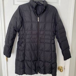 Lands End trench goose down coat